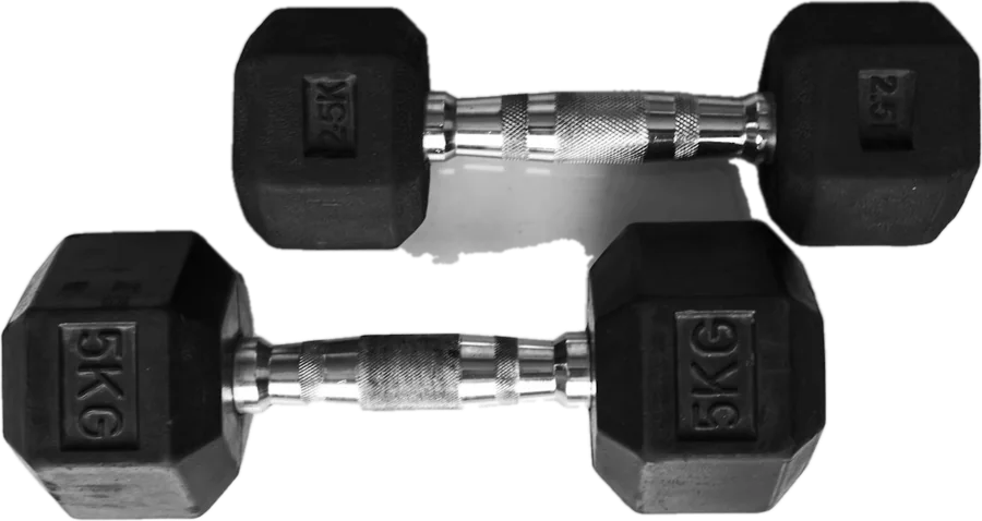 Pair of dumbbells